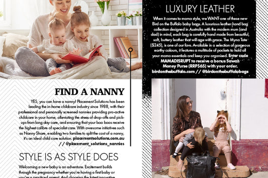 In the media - Bird on the Buffalo features in MAMA Disrupt Magazine