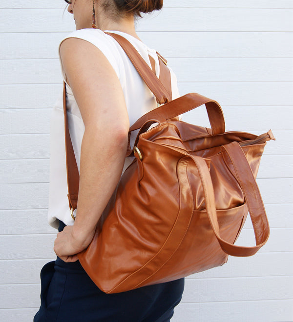 Myna Tote with Backpack Conversion